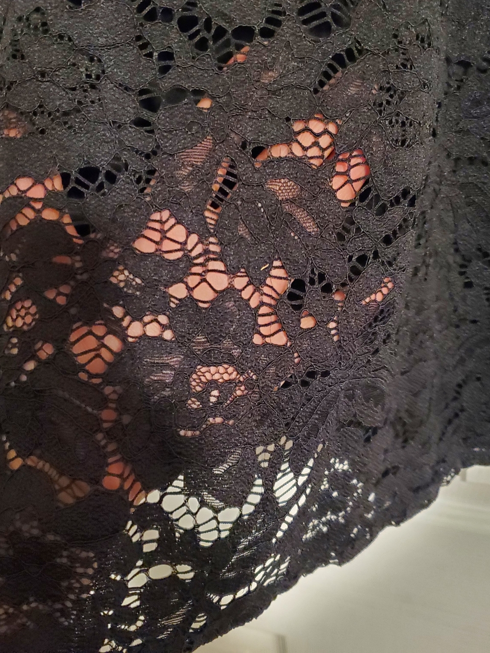 Candie's Black Lace Mini Dress